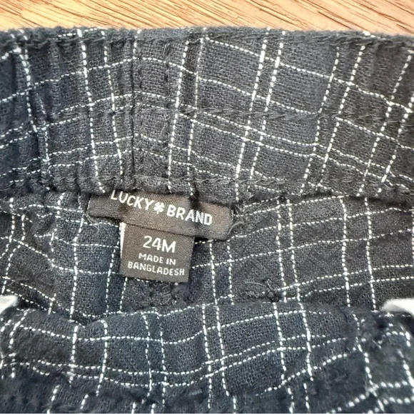 Lucky Brand Black Checkered Shorts - Picture 3 of 4
